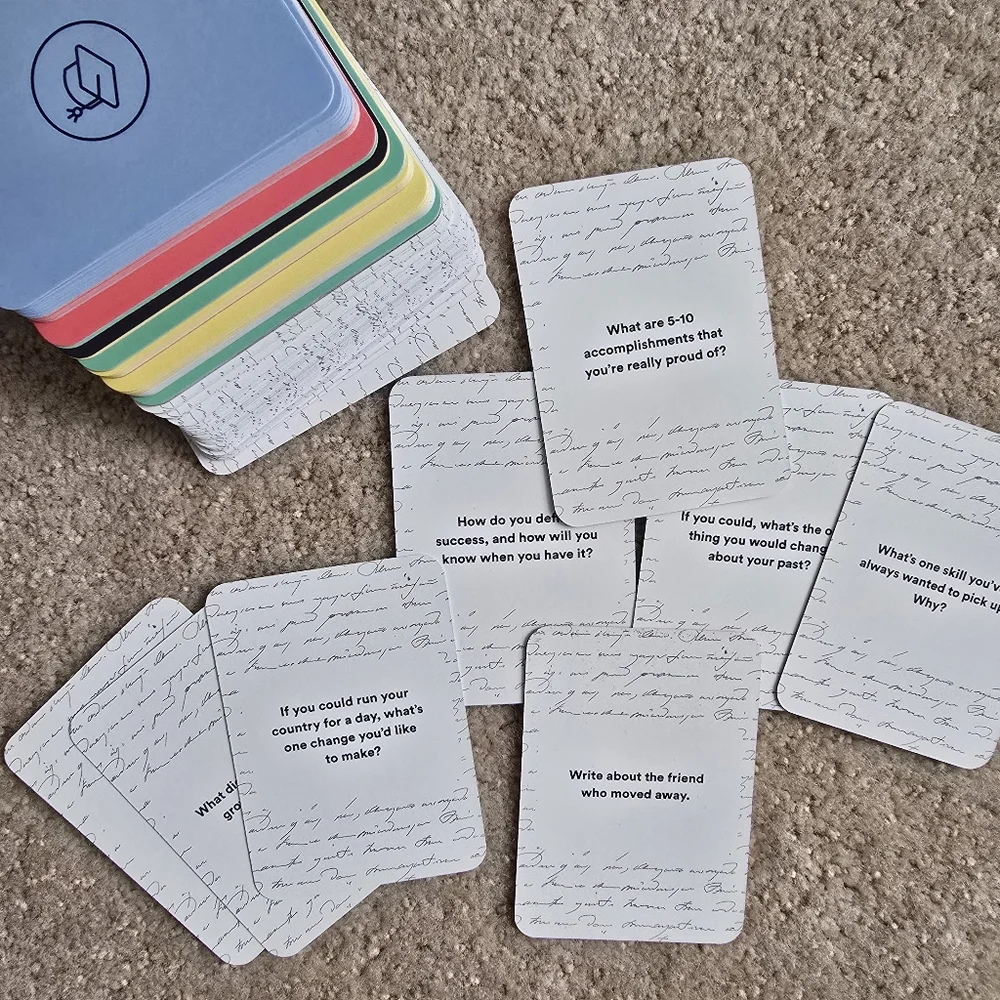 Wordsmith Best Self 150 Prompt Cards to fuel Journaling NEW in Sealed Box